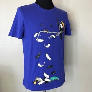JACK & JONES Printed Tee Bird w Riffle M/L